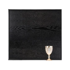 20 x 20 Inches Large Square Black Solid Wood Ottoman Tray, Serve Tea, Coffee ...