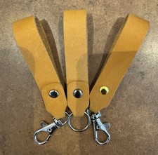 Leather Key Fob Loop Handmade
