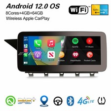 8-Kern 64GB 10,25" Android 14Autoradio Navi Mercedes GLK Klasse X204 2009-2012