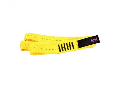 CMI Sewn Runner 30'' Yellow 1'' Tubular Webbing 6500 lbs Strength
