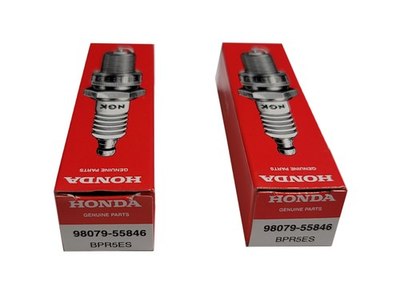 #ad Honda 2 PACK Genuine OEM Spark Plug BPR5ES 98079 55846 $9.32