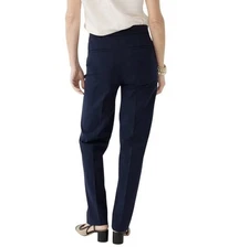 J.Crew Kate Navy Straight-Leg Dress Pants Plus Size 18 Bi-Stretch Suiting NWT
