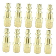 10 Pcs 1/4-Inch NPT Male Air Hose Quick Connect Adapter - Air Male NPT