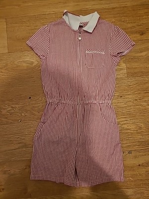 Mädchen Tu Alter 7 Jahre rot karierte Uniform