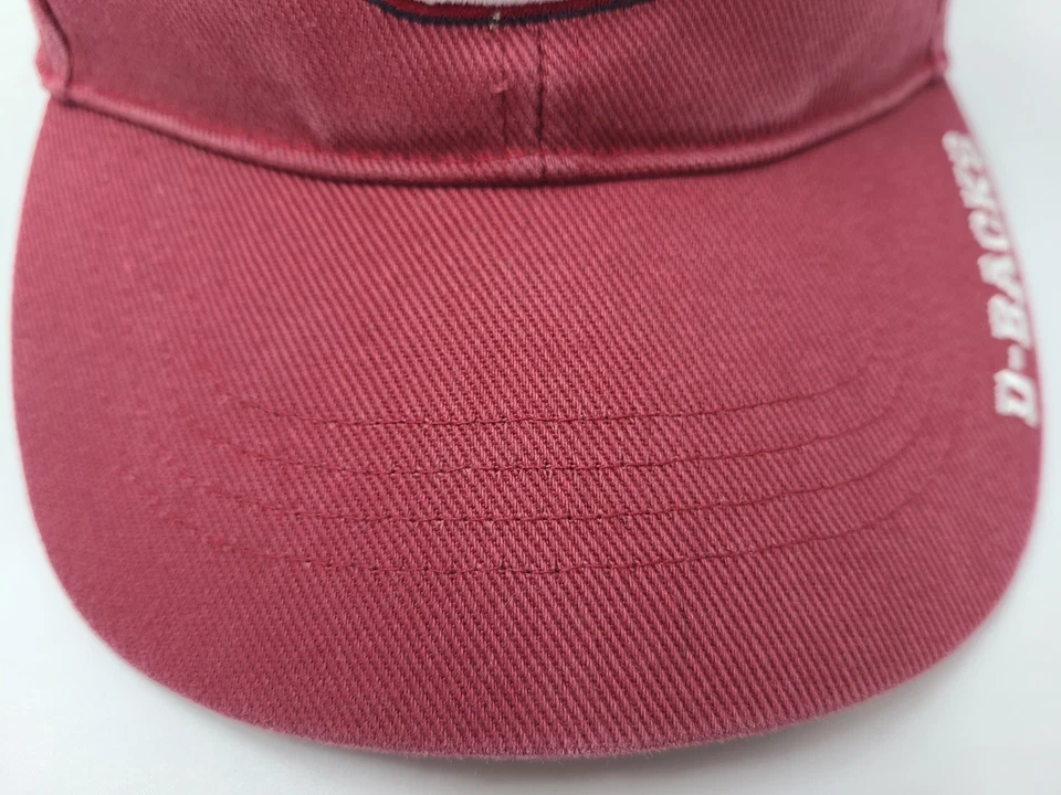 Arizona Diamondbacks TEI Adjustable Hat Cap AZ Men Women MLB Baseball Red White - Image 3 of 4