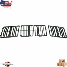 Fits 2014-2016 Jeep Grand Cherokee Front Grille Black Shell and Insert CH1200369