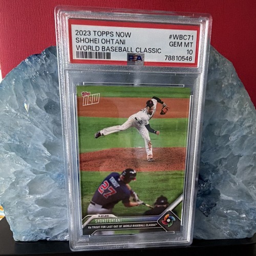 2023 Topps Now World Baseball Classic Shohei Ohtani #WBC-71 PSA 10 TROUT duel