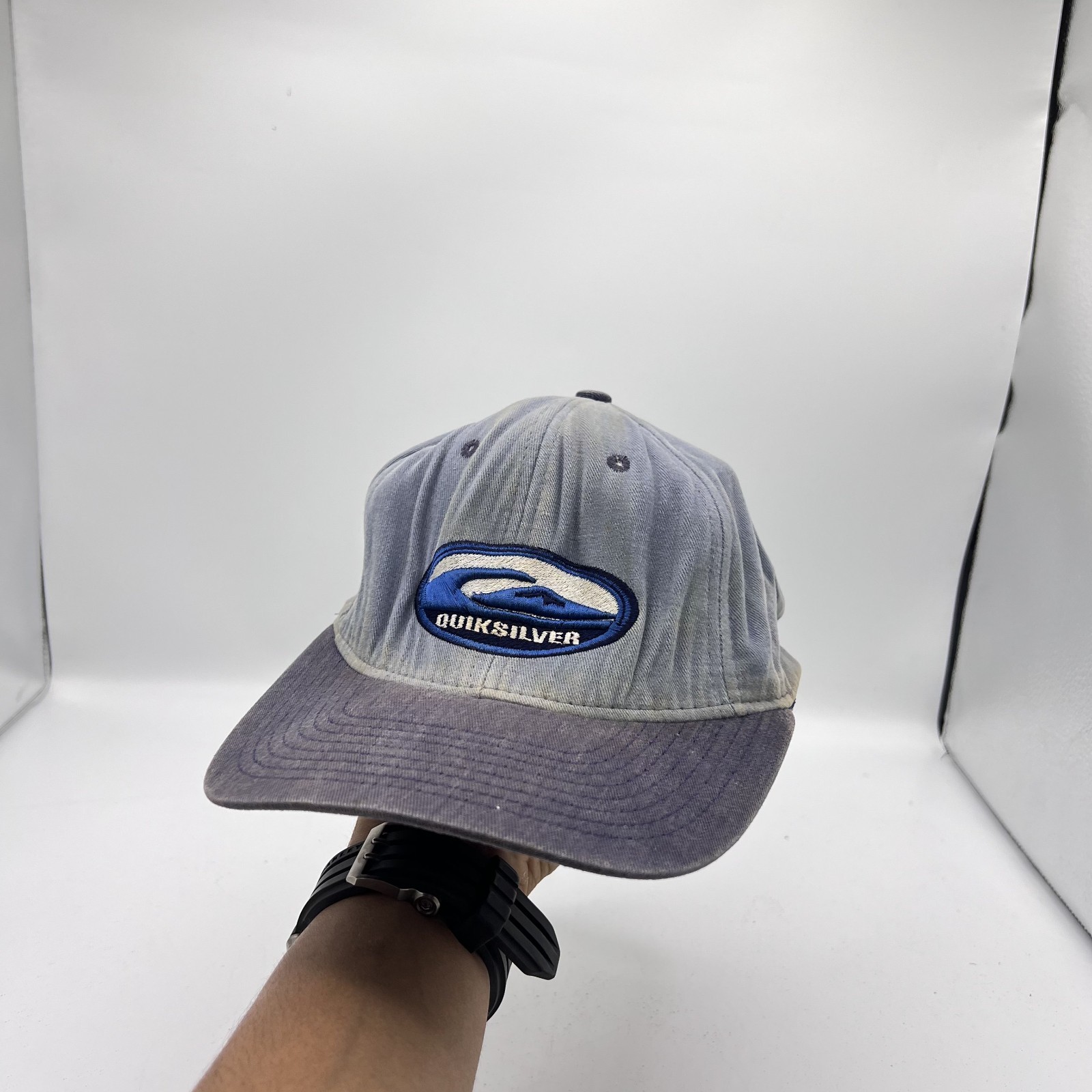 90's Quiksilver Essentials Surf SnapBack Classic … - image 1