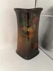 Weller Louwelsa Floral Tall 4 Sided 11" Vase Berry Branch Decor 1920's Gorgeous!