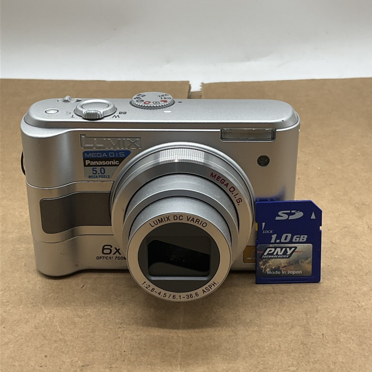 Panasonic Lumix Digital Camera DMC-LZ3 5.0MP Tested Works - 1GB SD