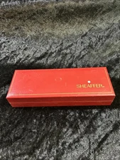 SHEAFFER GREEN GOLD TRIM Cartridge Fountain Pen w/Refill w/paperwork & Price tag