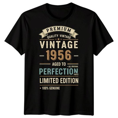 Vintage 1956 Original Parts 70th Birthday Mens T-Shirt Gift Seventy Years