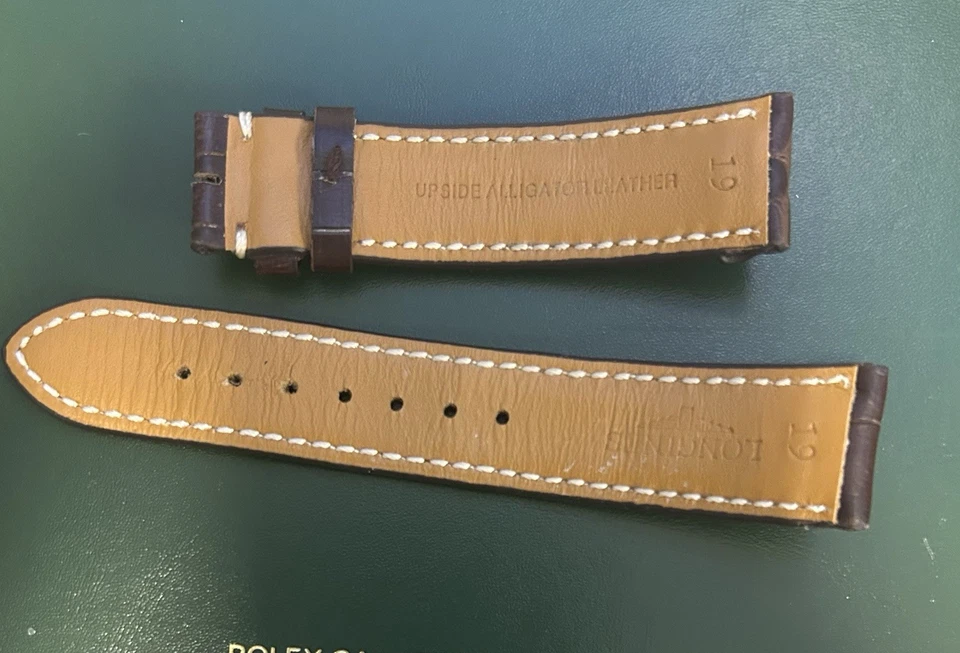 Correa Longings Cuero Marrón 19x18, 100% Original Foto 2 de 3