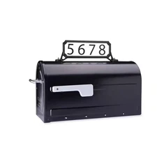 Manhattan Address Plaque Double Sided Reflective Backing Mailbox Accessory 12 In