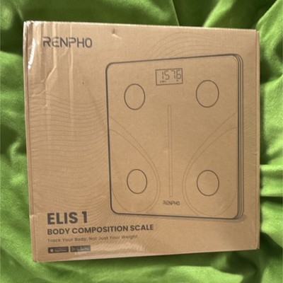 RENPHO ELIS 1 Body Composition Scale Bluetooth, Multi User, Glass, iOS Android
