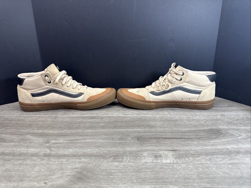 Scarpe da skateboard Vans Pro da uomo taglia 11 US scamosciate marrone/marrone/nero - Foto 9 di 14