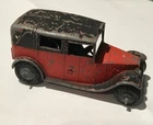 Dinky No. 36g - Austin Taxi cab, vintage diecast car with driver