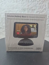 Mission Battery Base for Amazon Echo Show 8 MC59B Black