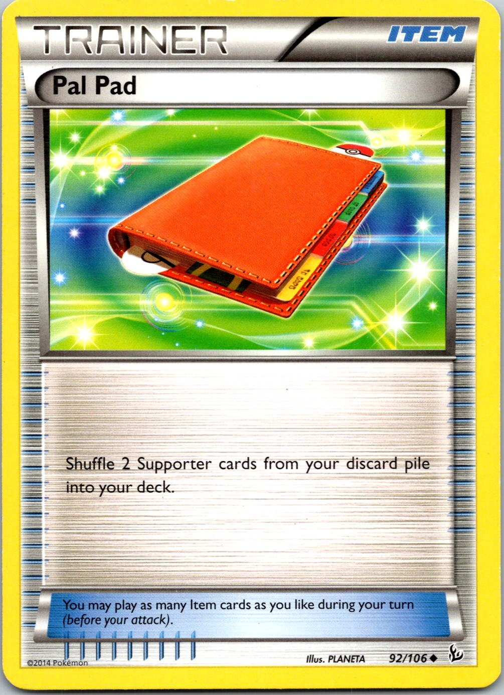 PAL PAD - 92/106 - FLASHFIRE - - LP