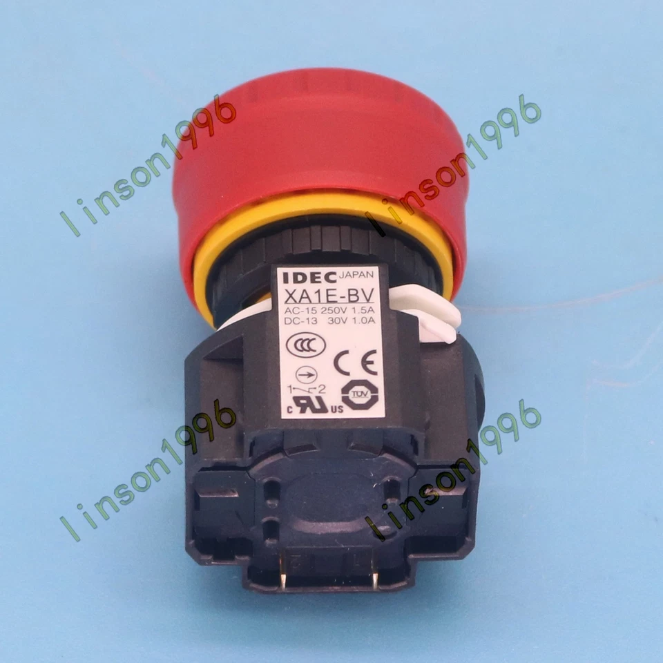 1PC New IDEC Fast Stop Button Waterproof XA1E-BV301R Quality assurance - Image 3 of 4
