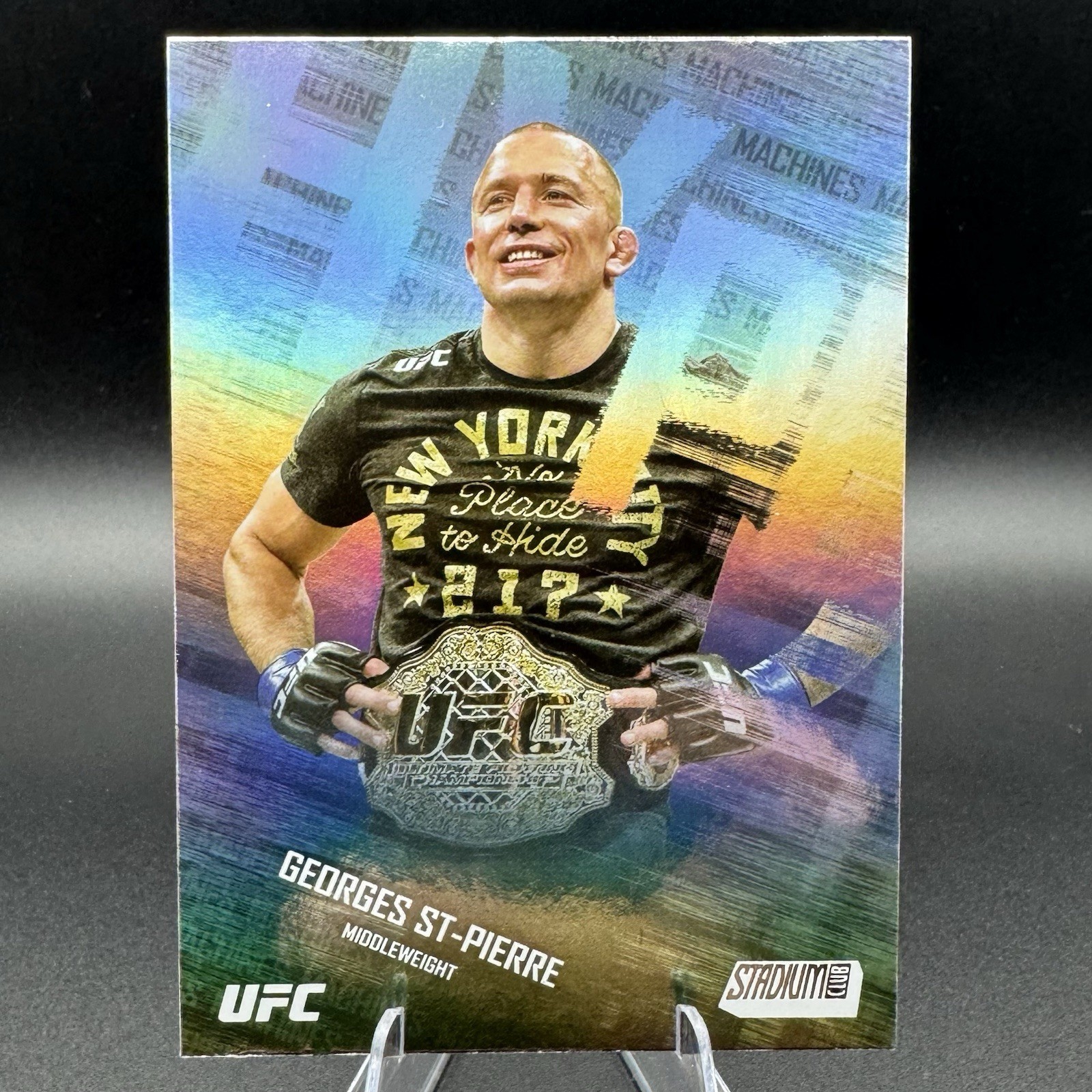 2025 Topps Stadium Club UFC Georges St-Pierre HYPE MACHINES Insert #HM-12 GSP