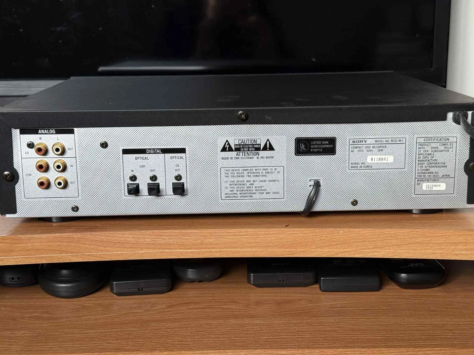 Sony RCD-W1 Dual Deck CD Player / CD Recorder – Tested – CD-R / CD-RW - Image 3 of 3