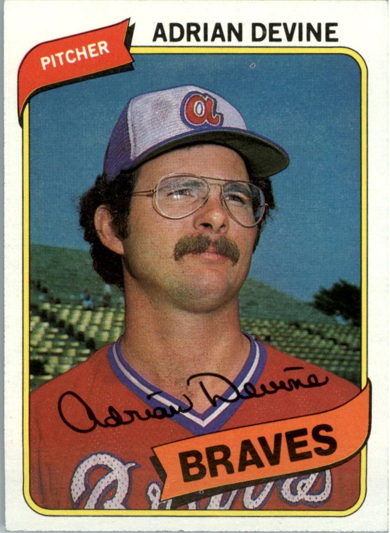 1980 Topps #528 Adrian Devine - EX-MT
