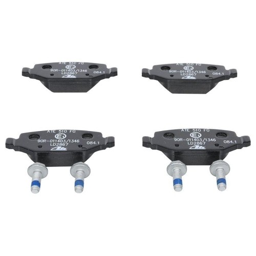 1X Ceramic Bremsbelagsatz, Scheibenbremse ATE 13.0470-2867.2 Passend FüR Fiat-image