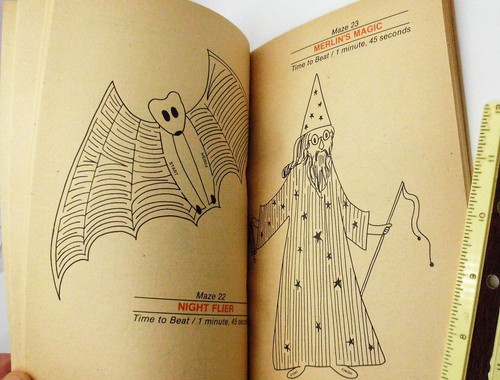 MYSTICAL MAZES Puzzle Book Margaret M. Zeff Doris J. Kitchens 1977 Weekly Reader - Picture 6 of 9
