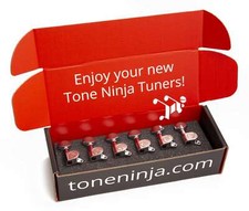 Genuine Tone Ninja Tuners 6 Inline Staggered Chrome