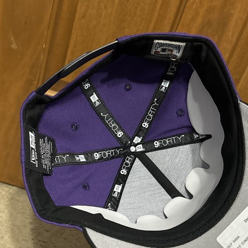 Cincinnati Reds New Era 9Forty A-Frame Purple/Black All-Star Game SnapBack Hat - Picture 6 of 7