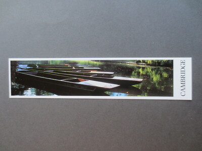 BOOKMARK Cambridge Punts on the River Cam Bridget Taylor Photograph UNUSED
