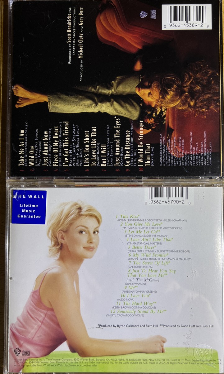 FAITH HILL - 2 Music CDs! - Faith and Take Me As I Am- VG