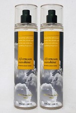 2 Bath Body Works AFTERNOON SUNSHINE Fine Fragrance Mist Body Spray 8 oz