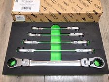 Vim Tools 5pc Metric Ratcheting Flex Head Reversible Spline Wrench Set #DDF100