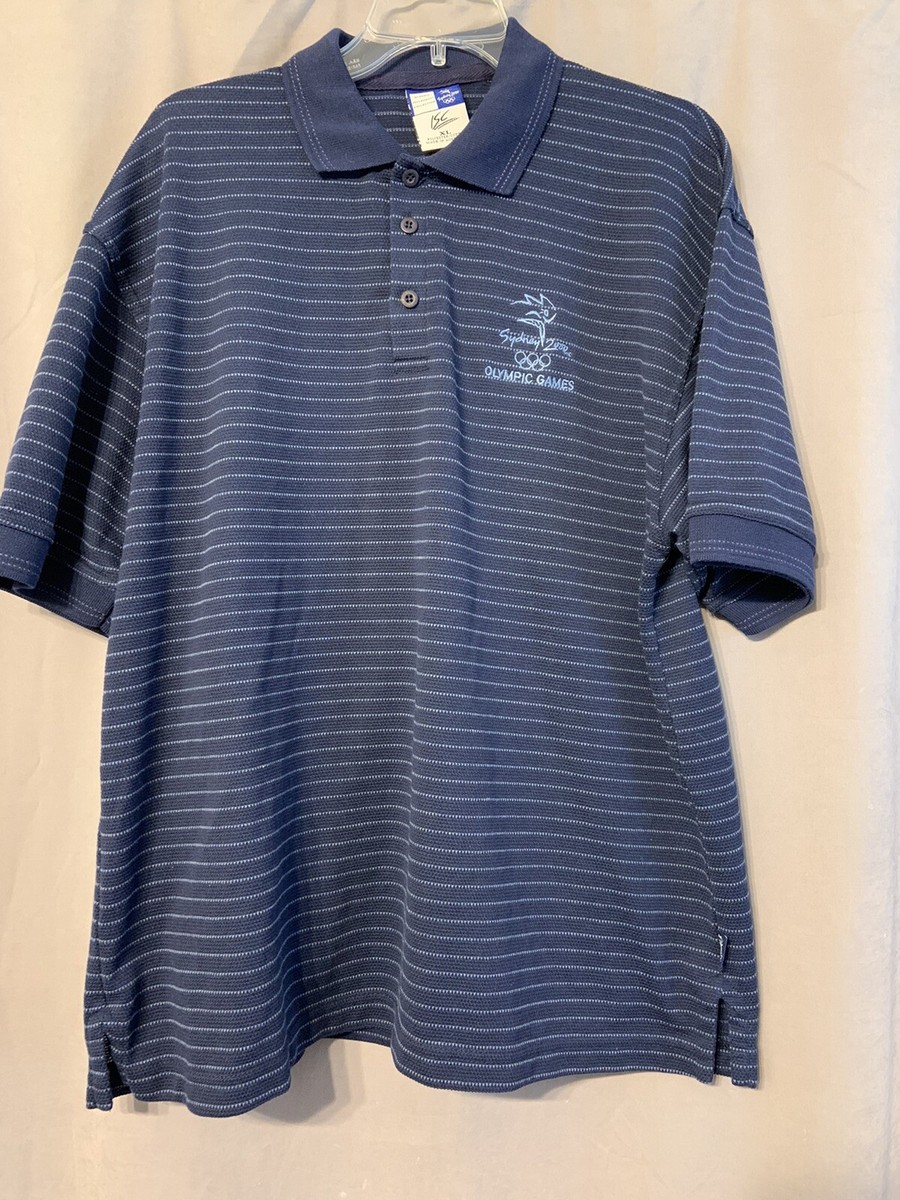 SYDNEY 2000 OLYMPICS VTG. Men's Mesh Polo Shirt~The Millennium