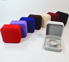 1.6x3.5x3.5" Deluxe VELVET Bangle Bracelet Watch Presentation Jewelry Gift Box