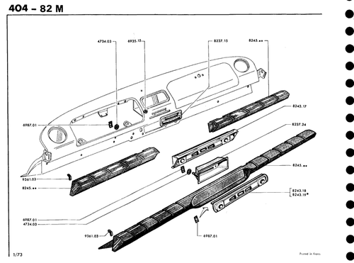 Jeu de 10 attaches rapides 5 mm Peugeot D3 D4 203 403 504 Expert - Picture 7 of 7
