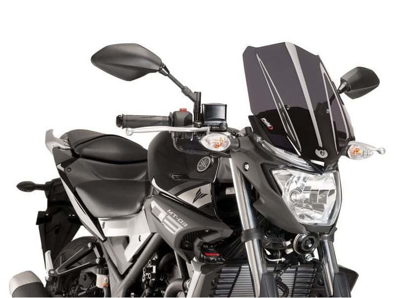 Puig Dark Smoke New Generation Touring Screen Yamaha MT-03 2016-2019