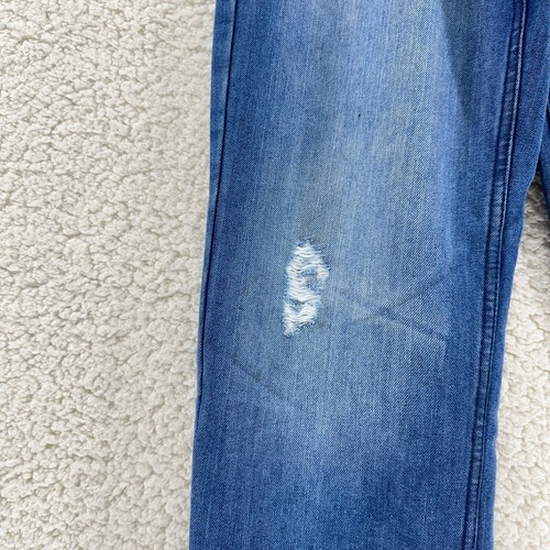 Jeans PD&C ragazzo taglia 16 blu denim rilassato gamba larga lavaggio med invecchiato 28 x 28 - Foto 2 di 10