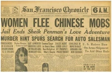 British women and children flee Chinese mobs Hangkow Wuhan January 6 1927 B11