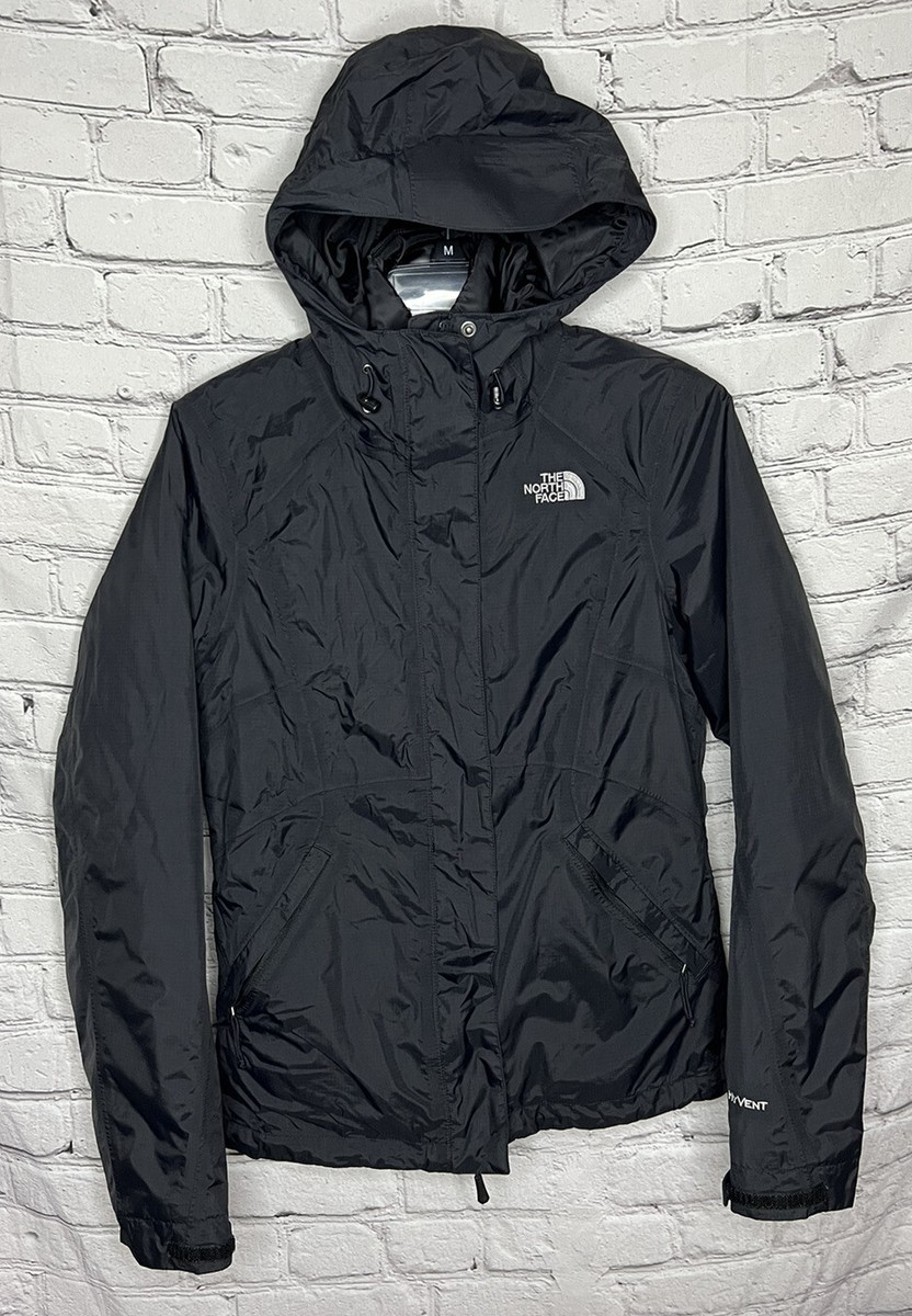 THE NORTH FACE Womens HyVent in Waterproof Jacket Black Size
