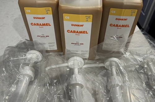 Dunkin Donuts Caramel Swirl 64 Oz Jug W Pump