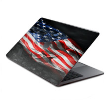 Skins Wrap for MacBook Pro 15 inch Retina Touch American Flag waving