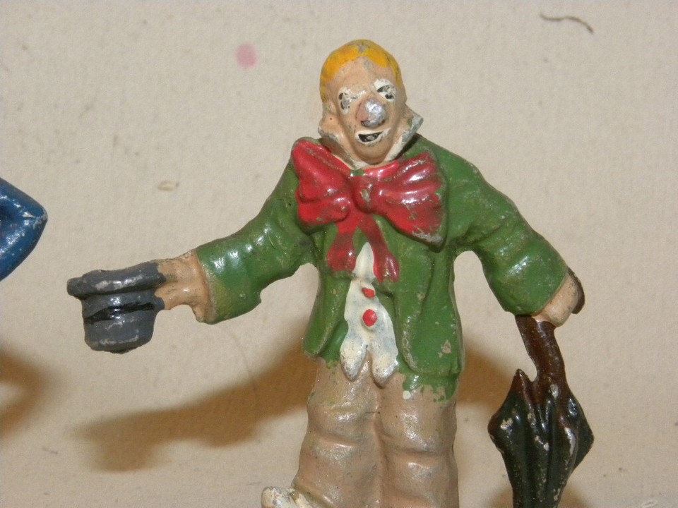 FIGURINE QUIRALU CIRQUE CLOWN AUGUSTE TIGRE BONIMENTEUR MR LOYAL GIRAFE