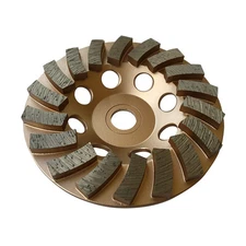 4.5" Concrete Grinding Cup Wheels 18 Diamond Abrasive Seg 7/8"-5/8 Arbor