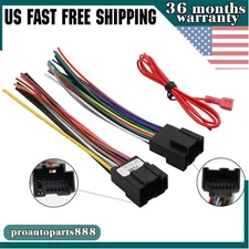 Aftermarket Car Stereo Radio Wiring Harness Adapter Fit For 07-14 Cadillac Chevy