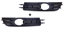 per AUDI A6 C6 04-08 2x GRIGLIA PARAURTI ANTERIORE CORNICE FENDINEBBIA SX DX