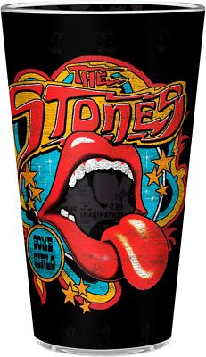 OFFICIAL THE ROLLING STONES SOME GIRLS DRINKING GLASS TUMBLER NEW IN BOX ABY