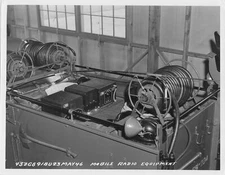 ORIGINAL 1946 PHOTO 591st AAF BASE UNIT 1st M-A-T GROUP MOBILE RADIO EQUIPMENT 9